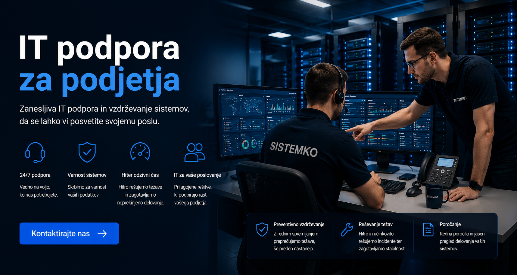 IT podpora za podjetja